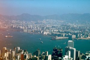 Blick über Hongkong 1983. Foto: Ulrich Horb
