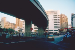 Hongkong, Schnellstraße 1983. Foto: Ulrich Horb