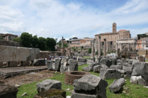 Das Forum Romanum in Rom. war Zentrum des politischen, wirtschaftlichen, kulturellen und religiösen Lebens im antiken Rom. Foto: Ulrich Horb