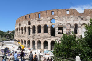 Das Kolosseum war das größte Amphitheater, das im Römischen Reich erbaut wurde. Es sollte die Größe des antiken Roms anschaulich zeigen. Foto: Ulrich Horb