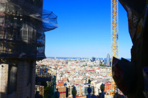 Blick von der Sagrada Família. Foto; Ulrich Horb